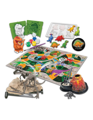 4M-05540,Kit stiintific - Lumea Dinozaurilor, STEAM Kids