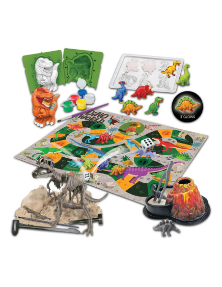 4M-05540,Kit stiintific - Lumea Dinozaurilor, STEAM Kids