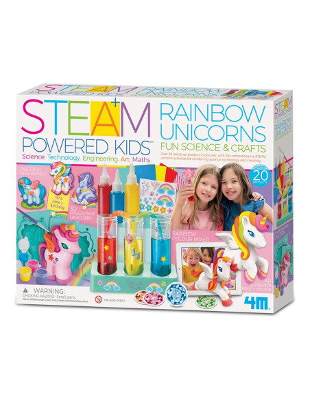 4M-05541,Kit stiintific - Curcubee si Unicorni, STEAM Kids