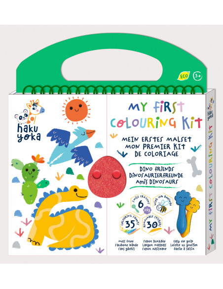 CS223070,Primul meu kit de desenat - Prietenii Dinozauri, Haku Yoka, portabil