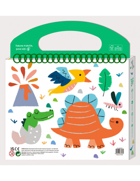 CS223070,Primul meu kit de desenat - Prietenii Dinozauri, Haku Yoka, portabil