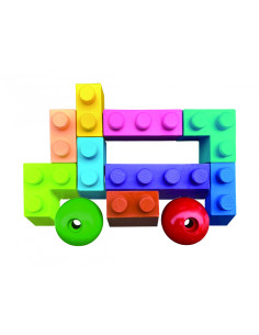 CP223084,Creioane cerate interconectabile Block Crayons - Autobuz Scolar, Haku Yoka 2