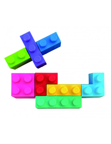 CP223086,Creioane cerate interconectabile Block Crayons - Elicopter, Haku Yoka