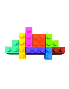 CP223090,Creioane cerate interconectabile Block Crayons - Dinozaur Triceratops, Haku Yoka 2