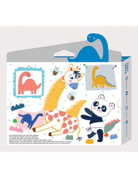 CP223091,Creioane cerate interconectabile Block Crayons - Dinozaur Brachiosaurus, Haku Yoka