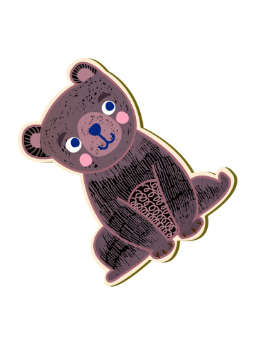 CH211788,Joc de pescuit 2in1 razuibil - Scratch N Catch- Animale Jungla