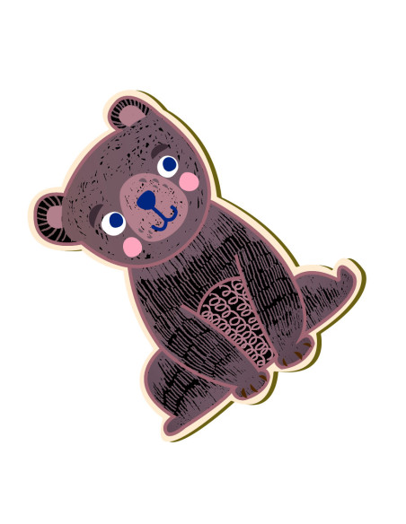 CH211788,Joc de pescuit 2in1 razuibil - Scratch N Catch- Animale Jungla