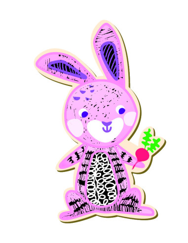 CH211788,Joc de pescuit 2in1 razuibil - Scratch N Catch- Animale Jungla