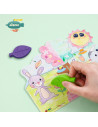 BTS216019,Kit de activitati cu creioane colorate - Distractie in casuta din copac