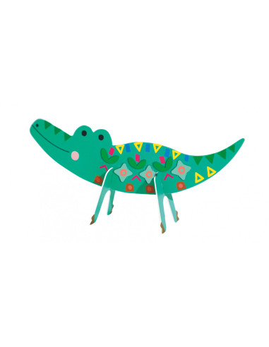 CH221839,Joc creativ Stick N Play cu scene 3D si stickere repozitionabile - Animale Safari