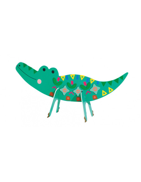 CH221839,Joc creativ Stick N Play cu scene 3D si stickere repozitionabile - Animale Safari