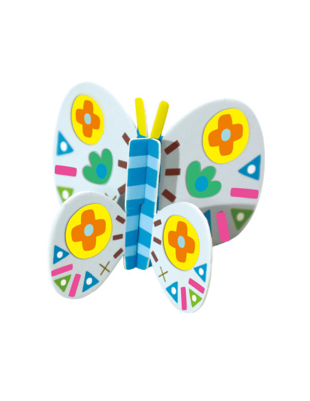 CH221840,Joc creativ Stick N Play cu scene 3D si stickere repozitionabile - Gradina Secreta