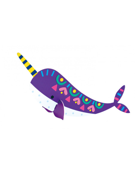 CH221842,Joc creativ Stick N Play cu scene 3D si stickere repozitionabile - Animale polare si marine