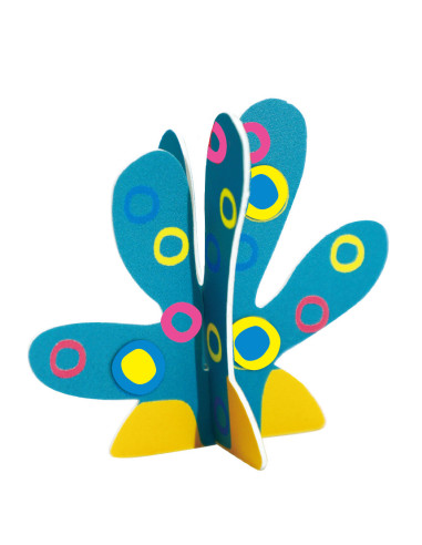 CH221842,Joc creativ Stick N Play cu scene 3D si stickere repozitionabile - Animale polare si marine