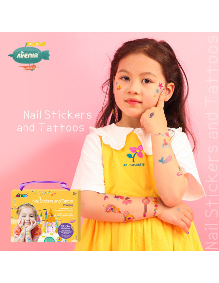 NA218207,Stickere pentru unghii si tatuaje - Flori