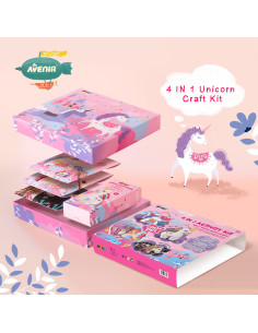 CH201772,Set creativ 4 in 1 - Unicorni 2