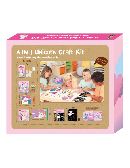 CH201772,Set creativ 4 in 1 - Unicorni CH201772,Set creativ 4 in 1 - Unicorni