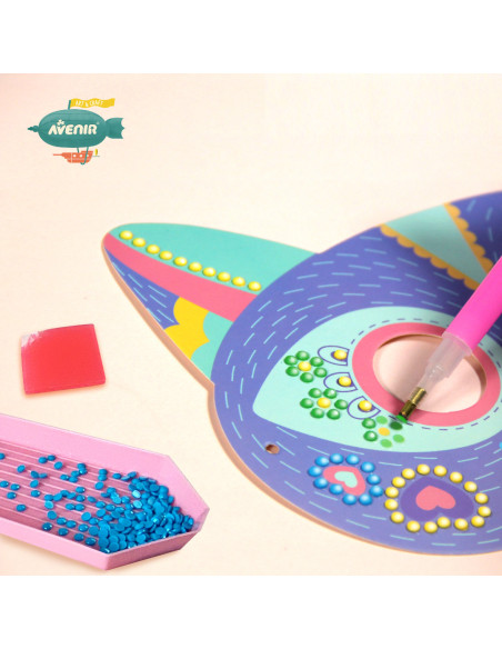 CH201767,Set creativ DIY - Masti cu diamante - Pisica
