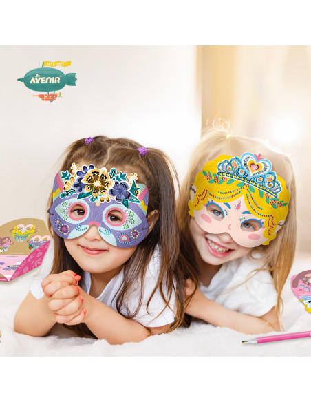 CH201768,Set creativ DIY - Masti cu diamante - Printesa