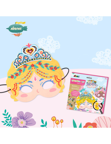 CH201768,Set creativ DIY - Masti cu diamante - Printesa
