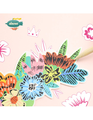 CH201768,Set creativ DIY - Masti cu diamante - Printesa