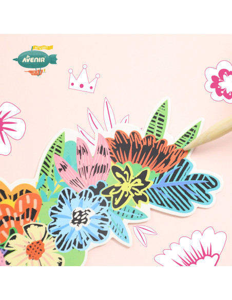 CH201768,Set creativ DIY - Masti cu diamante - Printesa