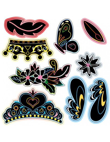 CH201768,Set creativ DIY - Masti cu diamante - Printesa