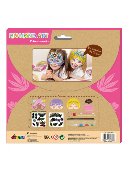 CH201768,Set creativ DIY - Masti cu diamante - Printesa