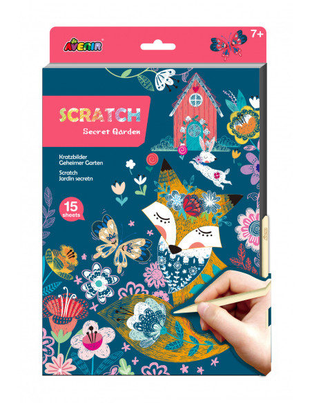 CH221833,Set de razuit A4 - Gradina secreta