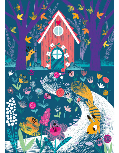 CH221833,Set de razuit A4 - Gradina secreta