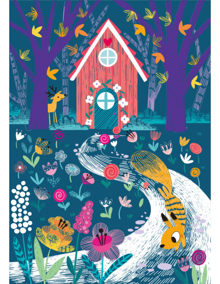 CH221833,Set de razuit A4 - Gradina secreta