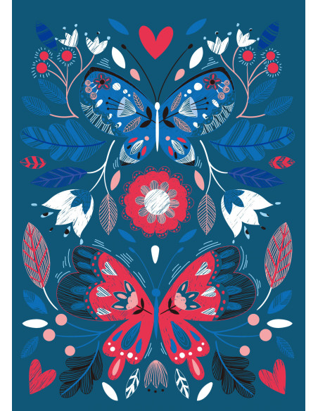 CH221833,Set de razuit A4 - Gradina secreta