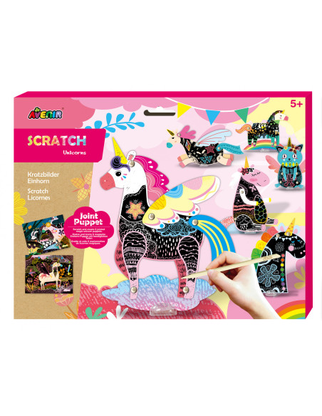 CH191683,Set creativ de razuit - Unicorni in miscare