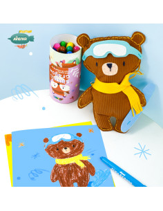 CH221816,Set de cusut Prietenul Meu Animal - Ursul Schior 2