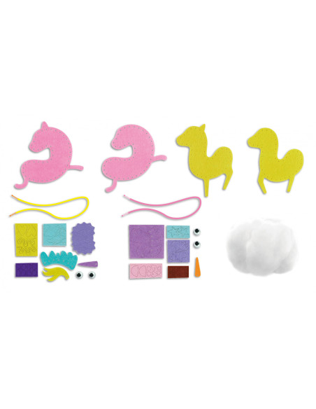 CH221801,Set creativ de cusut cu tehnica siretului - Primul meu Pandantiv Unicorn, nivel 2