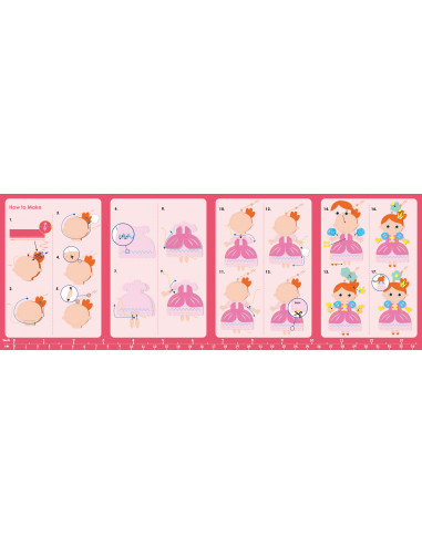 CH221805,Set creativ de cusut cu tehnica siretului - Primul meu Pandantiv Printesa, nivel 3