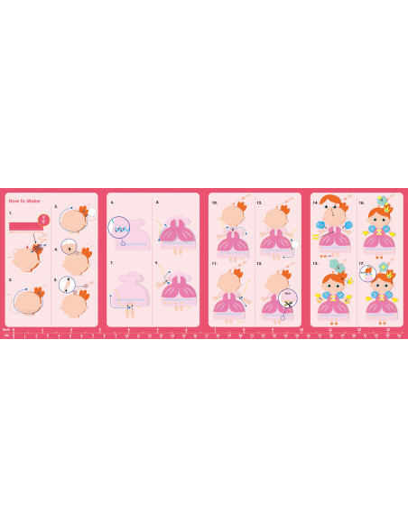 CH221805,Set creativ de cusut cu tehnica siretului - Primul meu Pandantiv Printesa, nivel 3