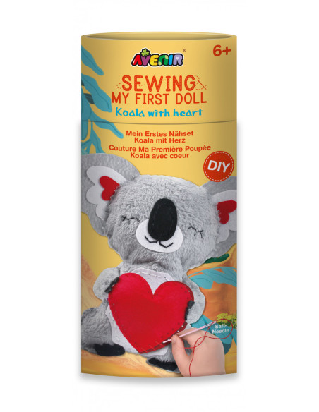 CH201618,Set de cusut Prima Mea Papusa, Koala cu inima