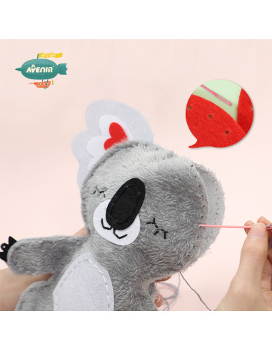 CH201618,Set de cusut Prima Mea Papusa, Koala cu inima