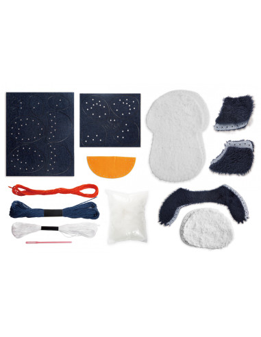 CH201619,Set de cusut Prima Mea Papusa, Mama si puiul Panda