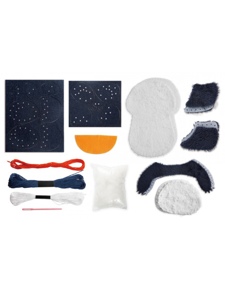 CH201619,Set de cusut Prima Mea Papusa, Mama si puiul Panda