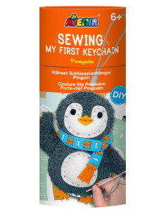 CH1634,Set de cusut Primul meu Breloc - Pinguin