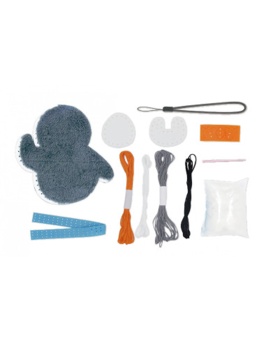 CH1634,Set de cusut Primul meu Breloc - Pinguin