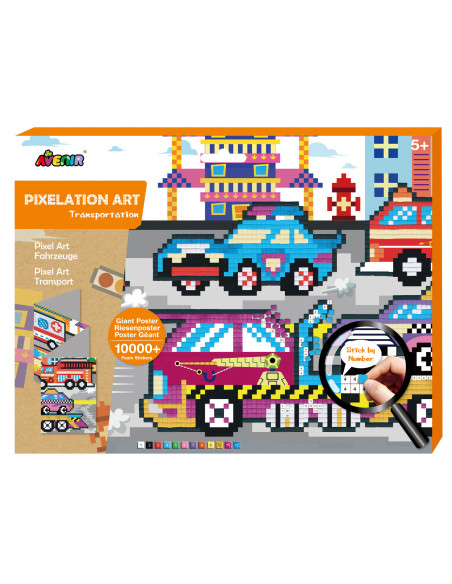 CH191596,Arta mozaic pe numere - Transport