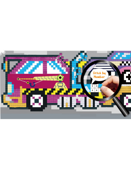 CH191596,Arta mozaic pe numere - Transport