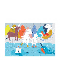 PZ195048,Puzzle cu 28 de piese -Polar 2