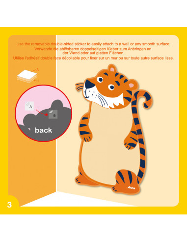 CH191736,Tabla magnetica de perete-Tigru