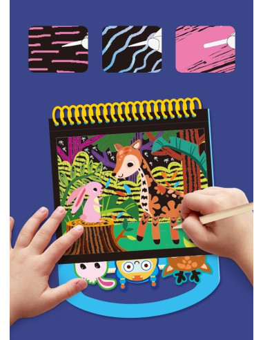 CH191604,Carte portabila cu activitati de razuit - Calatorie in lumea magica