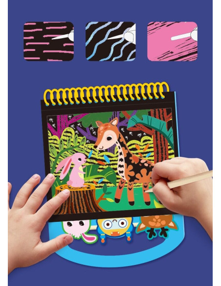 CH191604,Carte portabila cu activitati de razuit - Calatorie in lumea magica