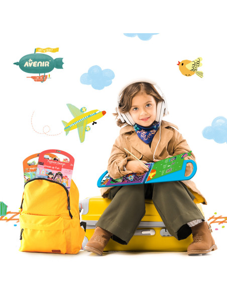 CH201741,Carte portabila cu activitati de colorat - Jungla